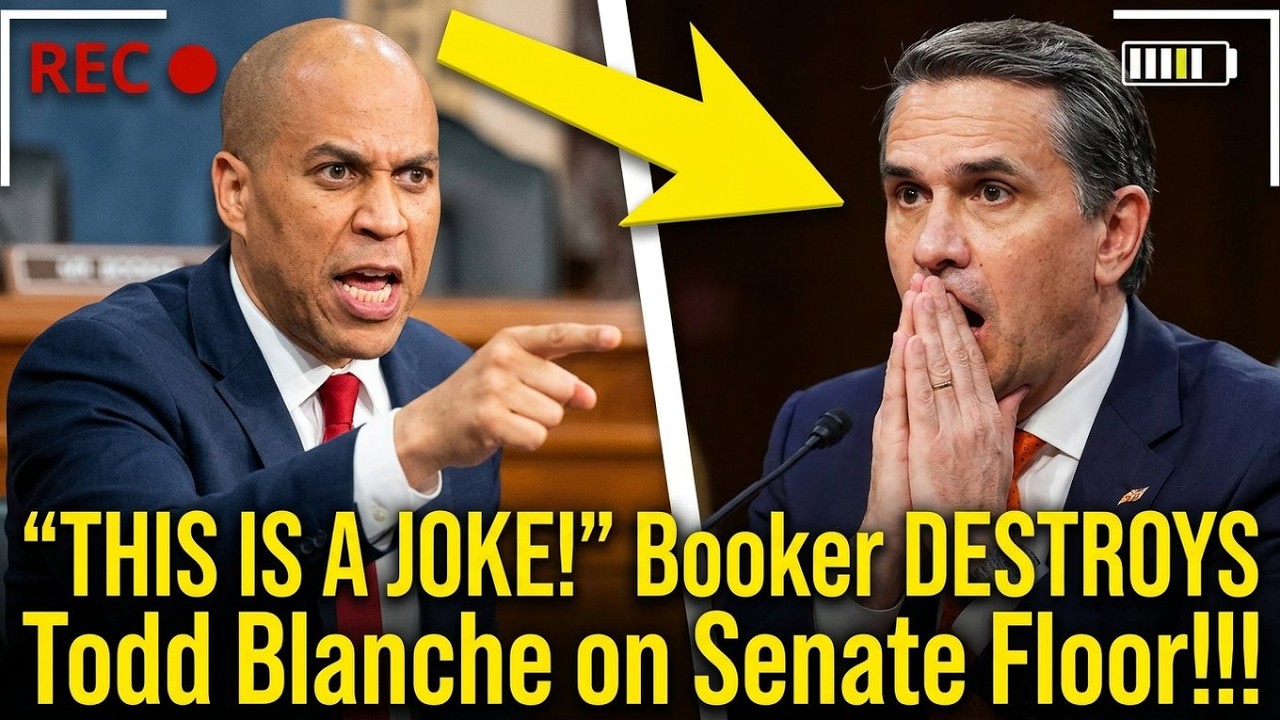 Video: Booker Accuses Blanche of Shielding Trump on Taxes, Epstein Ties in Senate Speech