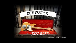 Video thumbnail for 1974 FENDER JAZZ BASS - Andy's Vintage Guitars by ANDY'S VINTAGE GUITARS