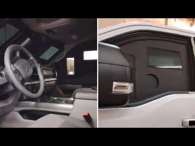 Este es el interior de un 'narcotanque-monstruo' blindado que usan cárteles mexicanos