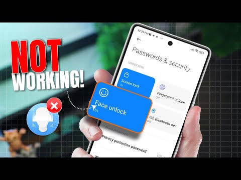 How To Fix Face Unlock Not Working On Xiaomi Phones | Face ID Unlock Not Working on Redmi