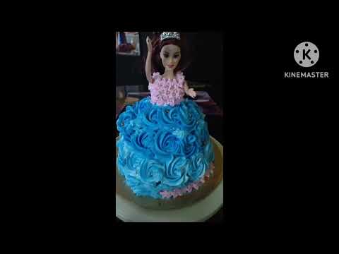 chocolate flavored doll cake. ❤🥰|| Swarupa's creation||