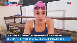 La nadadora que dejó todo por su sueño, y lo logró