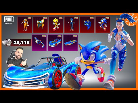PUBG Mobile | Opening the Sonic Spin for 35,118 UC