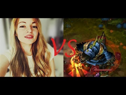 Liên Minh Huyền Thoại: Pha ăn red bá đạo của Hotgirl :))))