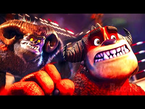 Steve VS Ramarilla (Worst Match of Monster Wrestling) 😂 | Rumble | CLIP
