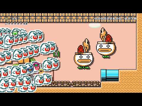Desert Dash (Keep Running!) by Maker_Mike - Super Mario Maker 2 - No Commentary 1bz