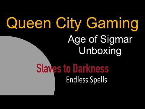 Age of Sigmar Unboxing: Slaves to Darkness Endless Spells