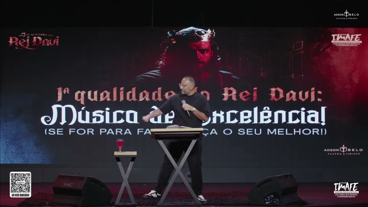 1ª Qualidade do Rei Davi : Músico de excelência (Part. 01) | Pr. Adson Belo