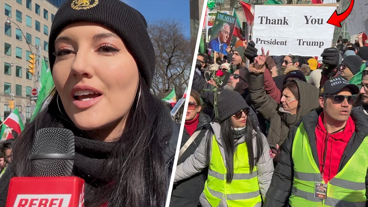 Iranians thank Trump and 'Bibi' for toppling tyrant of Tehran at U.S. Consulate