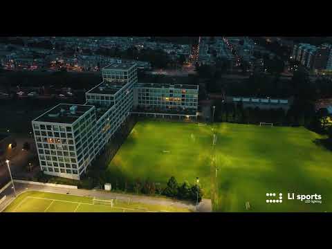 SVV Scheveningen heeft nieuwe sportveldverlichting door LI sports