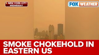 Over 100 Million In Eastern US Warned Of 'Unhealthy' Air As Canadian Wildfire Smoke Spreads
