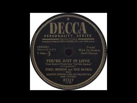 Decca 27317 – You’re Just In Love – Ethel Merman and Dick Haymes