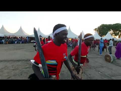Youth Mama Cultural presentation in Bor with Gospel Songs.