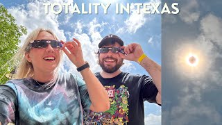 Our Solar Eclipse TOTALITY Experience in Grapevine, TX 2024! Meow Wolf & First Total Solar Eclipse!