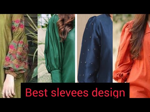 Best slevees design of plane fabric ll hit & unique design of slevees 👌👌👌