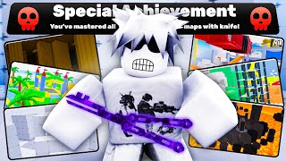 Download lagu Beating EVERY MAP With KNIFE ONLY! (Roblox Rivals) mp3