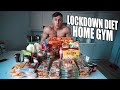 MY *NEW* LOCKDOWN DIET & HOME GYM TOUR...