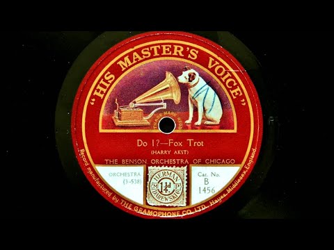 The Benson Orchestra of Chicago - Do I? (1922)