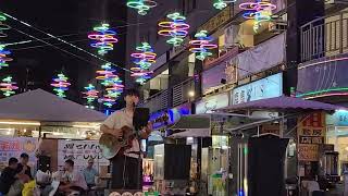 Autum guitar player live singing🎸星晴🎤Starry Mood🍁