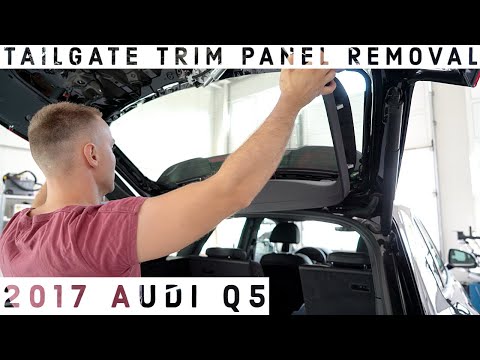 Tailgate Trim Panel Removal Audi Q5 B9