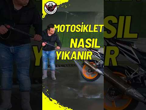 💦MOTOSİKLET NASIL YIKANIR💦ÖZET PÜF NOKTALAR🤔 #shorts #motovlog #honda