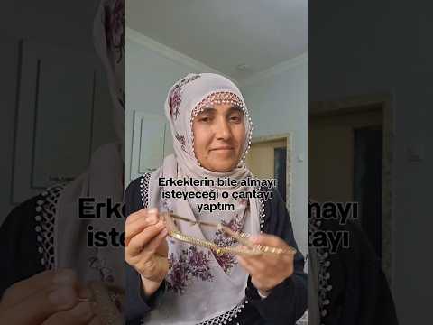 Erkeklerin sevdikleri insanlara hediye etmek isteyecekleri o çantayı yaptım Böğürtlen boncuklu çanta