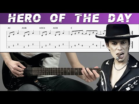 METALLICA - HERO OF THE DAY (Guitar cover with TAB | Lesson)