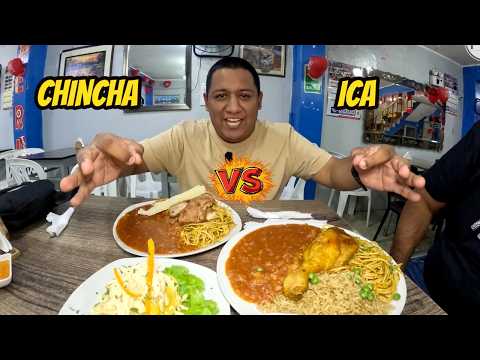CHINCHA vs ICA 😱 ¿Quién tiene la MEJOR Sopa Seca con Carapulcra? Me sorprendí…