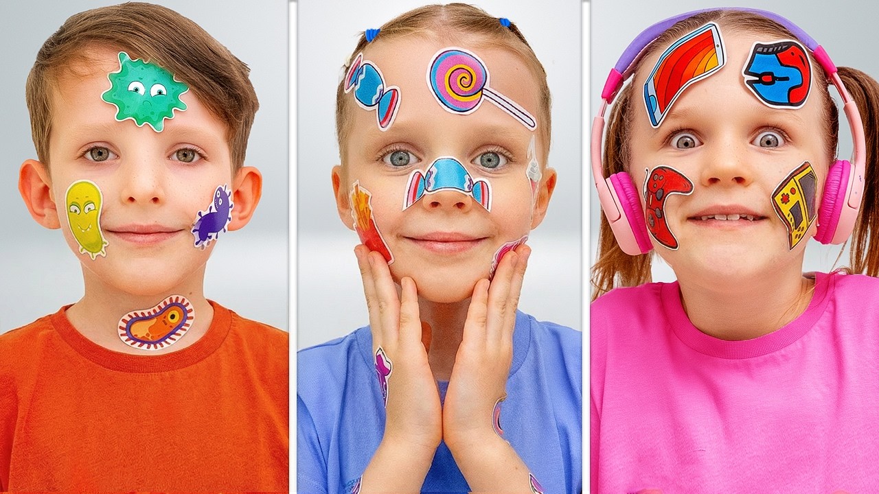 Everyone Gets Sticker Pox! Kids Learn Good Habits