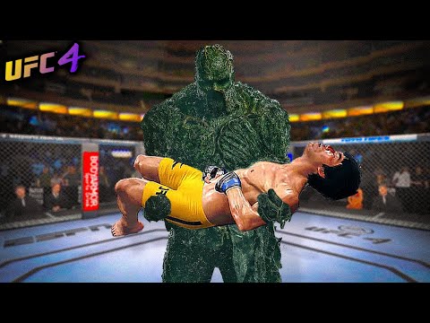Old Bruce Lee vs. Swamp Thing (EA sports UFC 4)