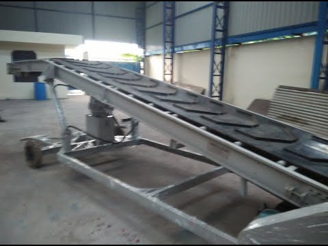 Telescopic conveyor truck loading operation video thumbnail