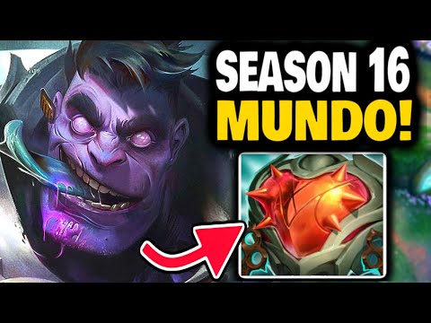 HOW to DR.MUNDO Jungle in SEASON 16!!!