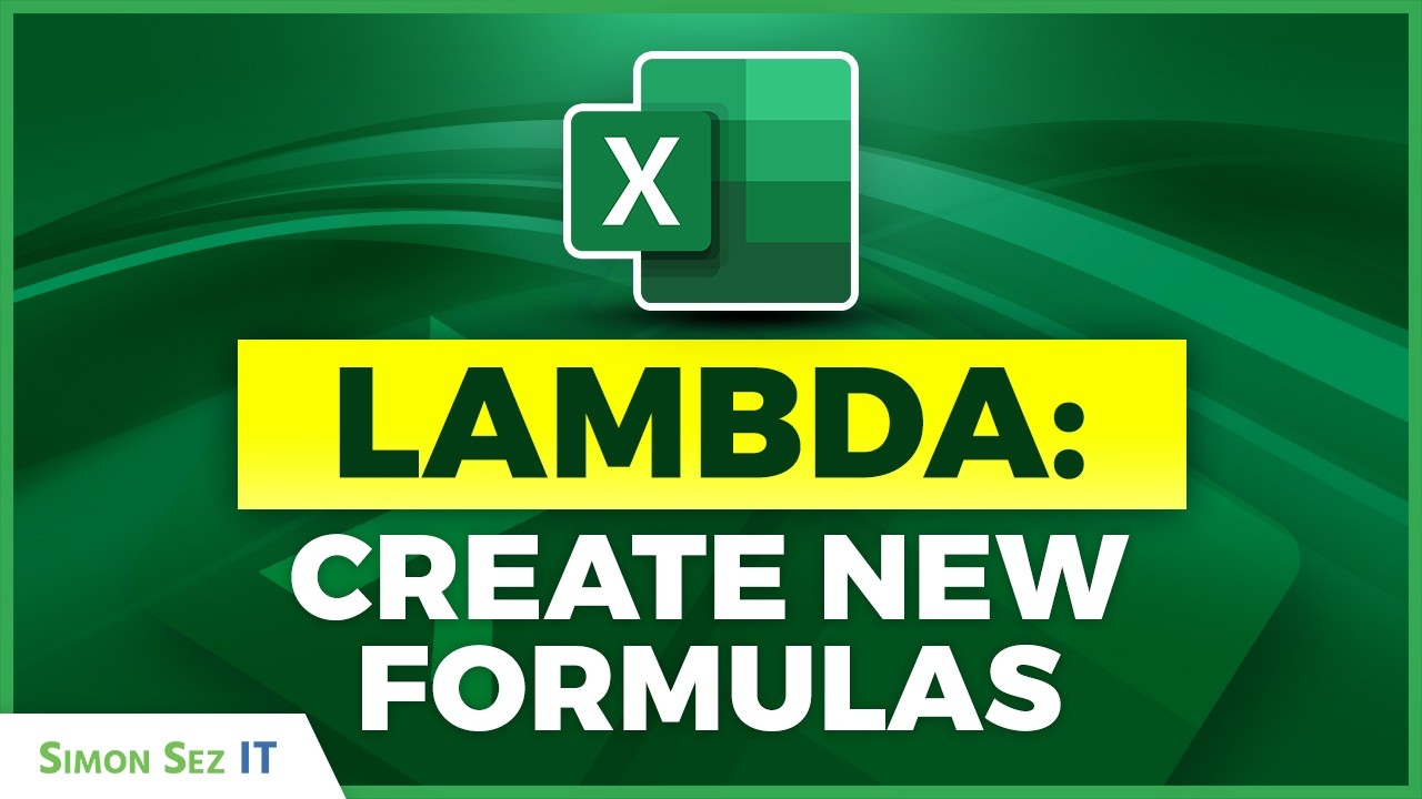 How to use LAMBDA: Create New Formulas in Excel