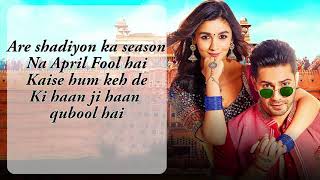 Aashiq Surrender Hua | Varun, Alia | Amaal Mallik, Shreya | Badrinath Ki Dulhania