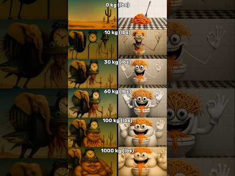 Trippa Troppa & Spaghetti Tualetti Weight Evolution | Italian Brainrot