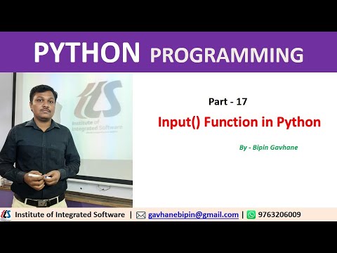 Part 17 Input In Python Input Statement In Python Hindi Language