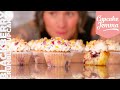 Blackberry White Chocolate Crumble Cupcake Recipe Tutorial Cupcake Jemma