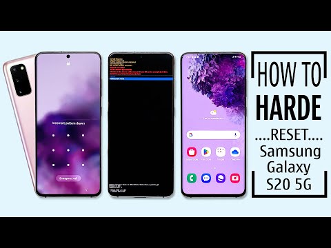 How To Reset Samsung Galaxy S20 5G - Hard Reset | Samsung Galaxy S20 5G Hard Reset/Pattern Unlock |