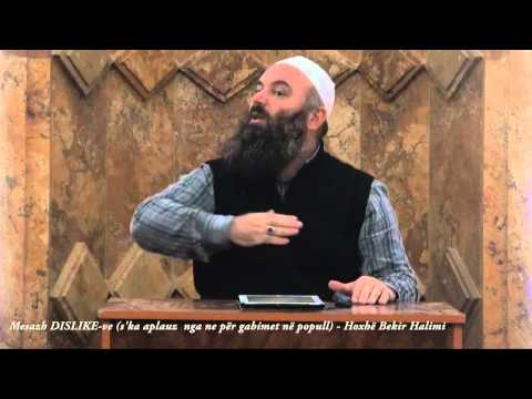 Mesazh DISLIKE-ve - Hoxhë Bekir Halimi
