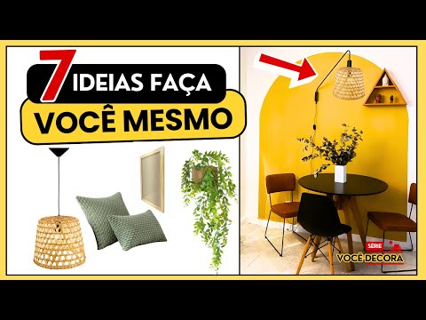 7 ideias de DECORAÇÃO SIMPLES, barata e FÁCIL de fazer em casa !