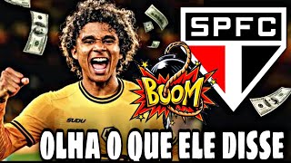 💣💥BOMBA! OLHA SÓ O QUE ELE FALOU AO CHEGAR NO SÃO PAULO!!!