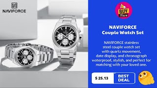 NAVIFORCE Couple Watch Set