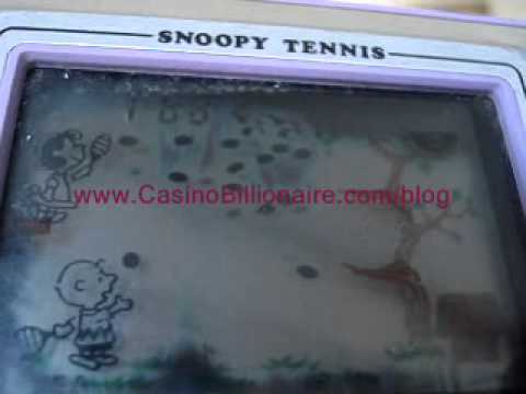 Snoopy Tennis Game Boy