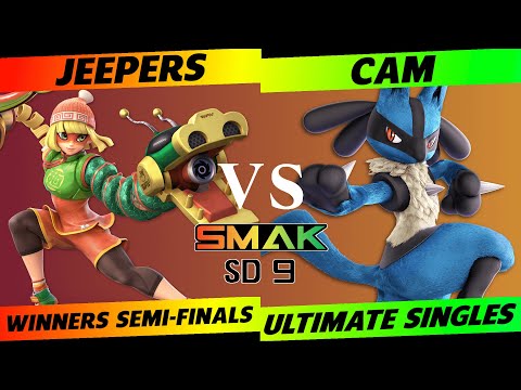 SMAK-SD9 Winners Semi-Finals - Jeepers (Min Min) vs. Cam (Lucario) - SSBU