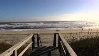 preview picture of video 'Hatteras Island Beach Report - 11.21.12 - Waves NC'