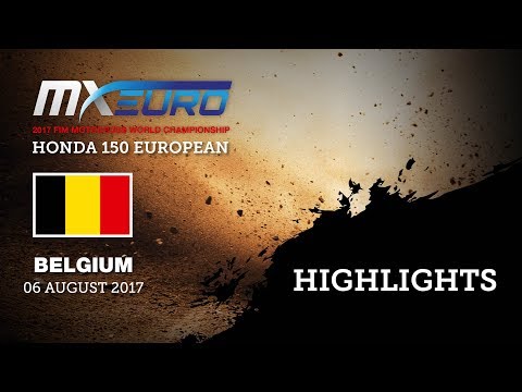 Honda EMX150 Race1 Highlights - FIAT Professional MXGP of Belgium 2017