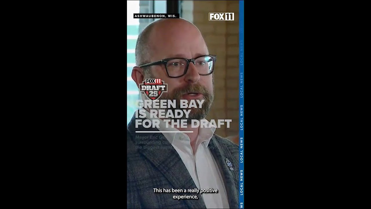 Green Bay Mayor Eric Genrich kicks off NFL Draft week