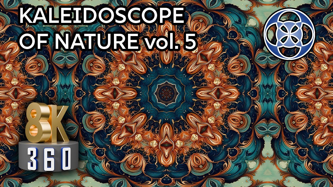 Relax music Kaleidoscope - VR360 8K with ♫♪ ambisonic sound & effects ♪♫ - vol. 5