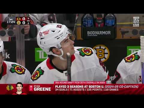 NHL  Oct.09/2025  Chicago Blackhawks - Boston Bruins