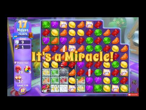 Wonka's World of Candy Level 539 NO BOOSTERS - A S GAMING ✔